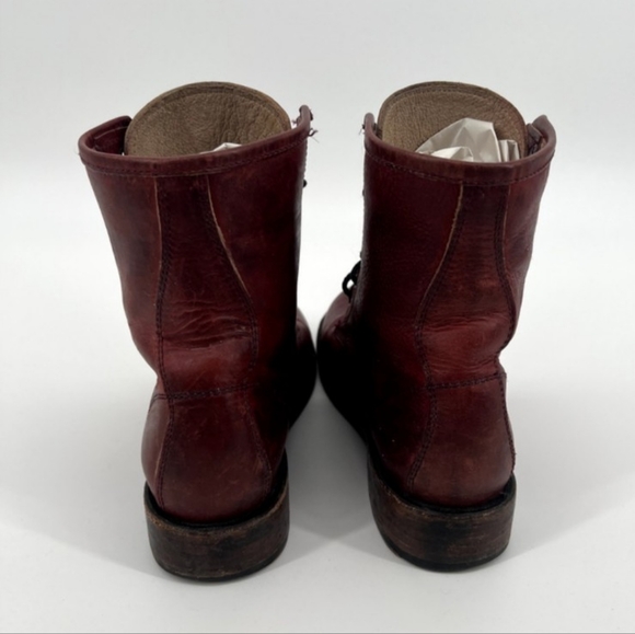 RARE Freebird by Steven Women's Size 8 Charlie Combat Boots Leather - Picture 9 of 14